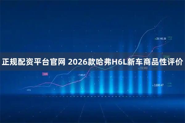 正规配资平台官网 2026款哈弗H6L新车商品性评价